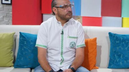 Rómulo Calvo, presidente del comité cívico de Santa Cruz