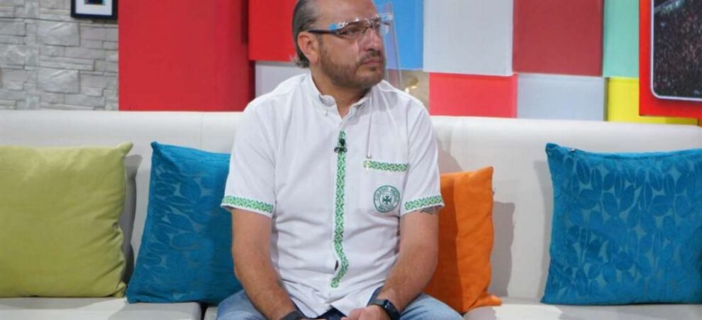 Rómulo Calvo, presidente del comité cívico de Santa Cruz