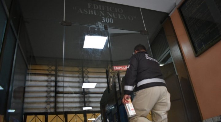 Atraco en edificio Asbún en La Paz