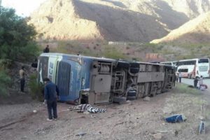 Accidente de bus en Camargo-Tarija