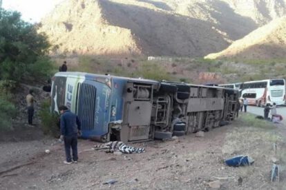 Accidente de bus en Camargo-Tarija