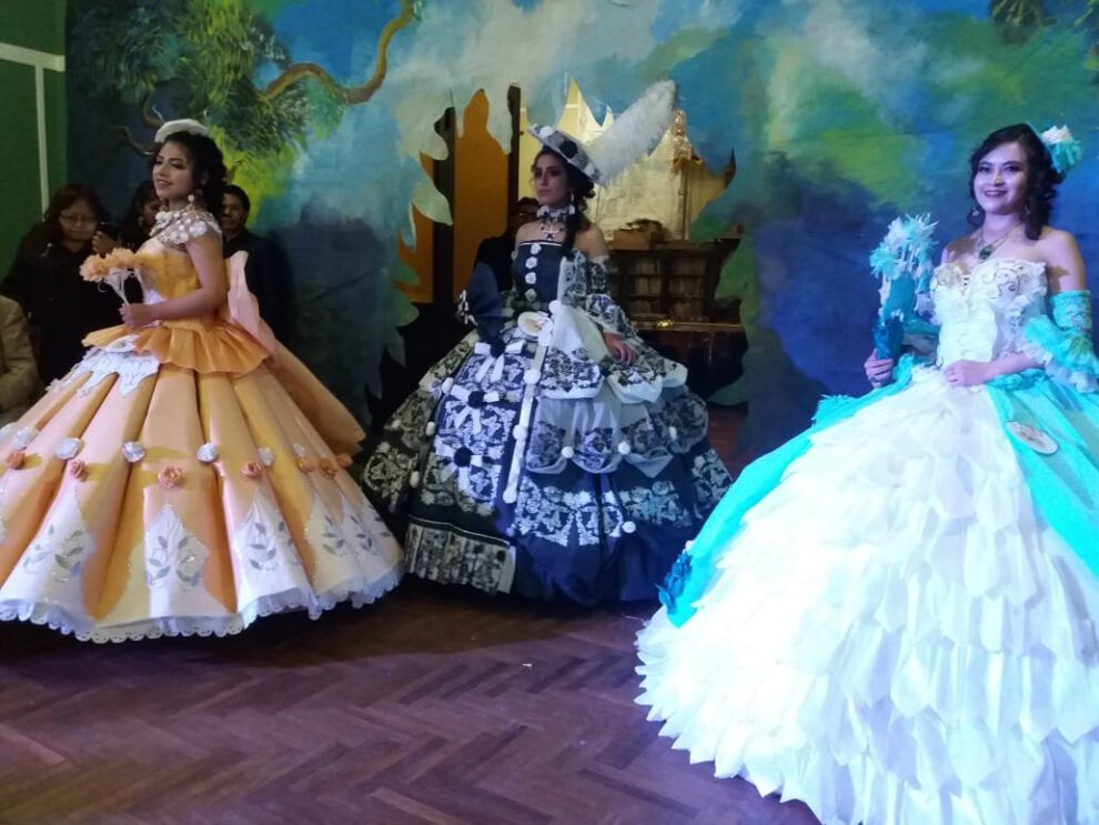 Soberana del Arte y Soberana Infantil en Bellas Artes Oruro