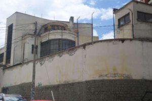 Jeanine Añez en el área de aislamiento del penal de Miraflores