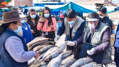 Control de calidad de alimentos en mercados de Oruro
