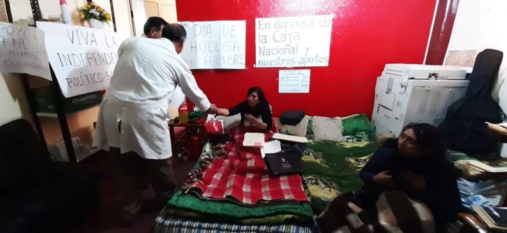 Magisterio urbano Oruro anuncia paro movilizado en apoyo al sector médico