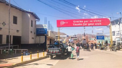 Frontera entre Bolivia y Perú desierta por restricciones sanitarias