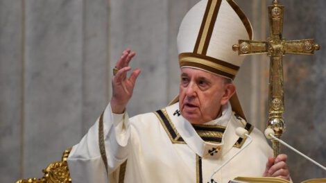 Papa Francisco en misa de domingo de Resurrección