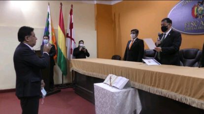 William Alave Laura es el nuevo Fiscal Departamental interino de La Paz