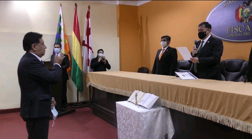 William Alave Laura es el nuevo Fiscal Departamental interino de La Paz