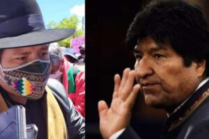 Santos Quispe reto a Evo Morales a un debate público