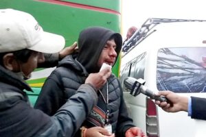 Periodista herido en enfrentamientos en Kalajahuira y Chuquiaguillo
