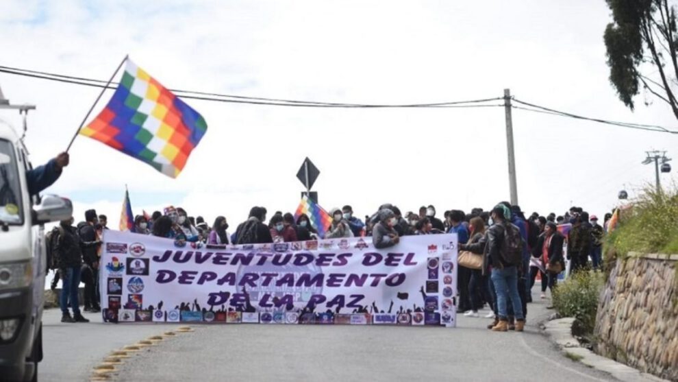 Yassir Molina en estado de emergencia por juventudes de La Paz