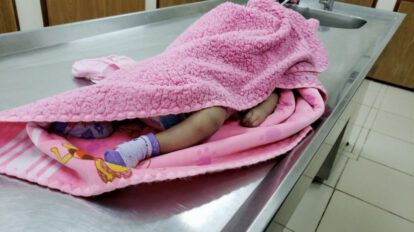Fallecimiento de bebé por caída