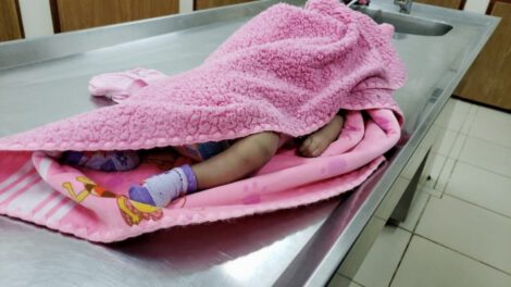 Fallecimiento de bebé por caída