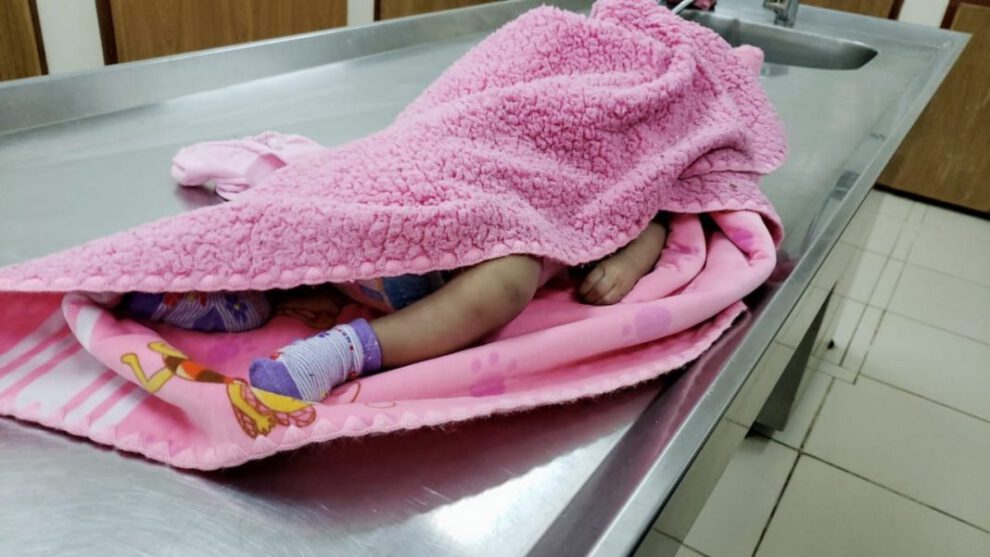 Fallecimiento de bebé por caída