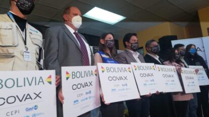 Vacunas Covid-19 en Bolivia a través del Mecanismo Covax