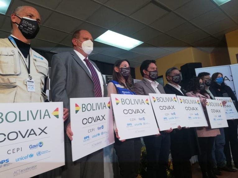 Vacunas Covid-19 en Bolivia a través del Mecanismo Covax