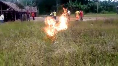 Quemaron vivo a un hombre en Tsimane de Catumare