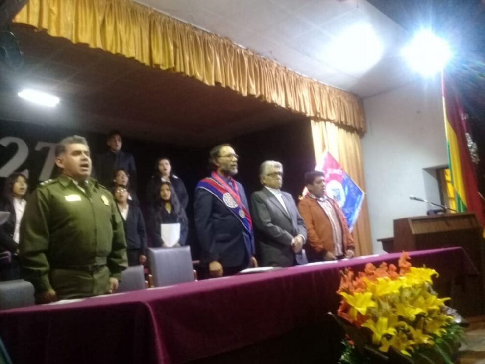 Acto en homenaje al aniversario de la UTO