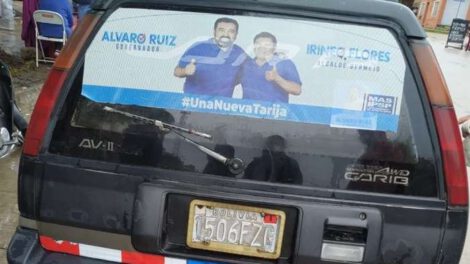 Propaganda del MAS en Bermejo