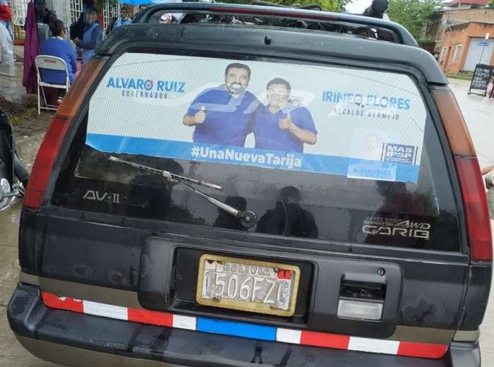 Propaganda del MAS en Bermejo