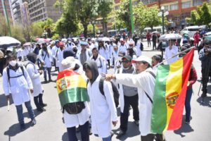 paro médicos en Santa Cruz