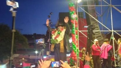 Santos Quispe ganador balotaje en La Paz