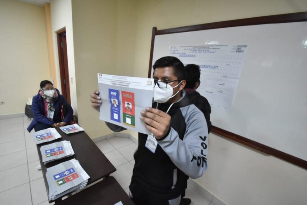 Resultados elecciones gobernaciones del MAS en Bolivia