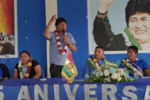 Evo Morales clases presenciales durante la pandemia