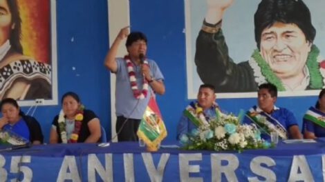 Evo Morales clases presenciales durante la pandemia