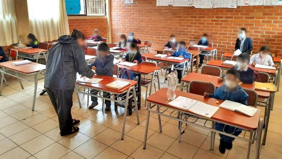 Estudiantes positivos a Covid-19 en Punata
