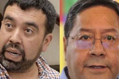 Álvaro Ruiz y Luis Arce en Tarija