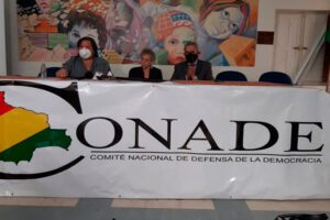 Operación política represiva del Gobierno según el Conade