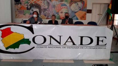 Operación política represiva del Gobierno según el Conade