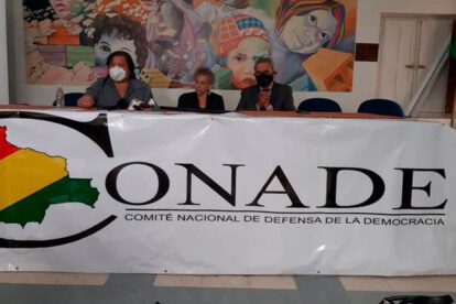Operación política represiva del Gobierno según el Conade