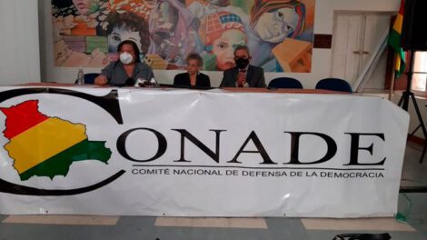 Operación política represiva del Gobierno según el Conade