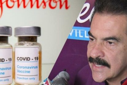 Manfred Reyes Villa vacuna Johnson & Johnson durante su estadía en Estados Unidos