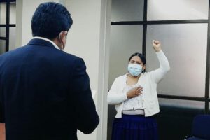 Arminda Choque Aasana como nueva directora general ejecutiva