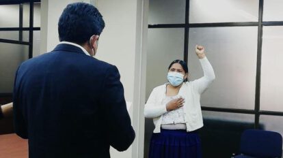 Arminda Choque Aasana como nueva directora general ejecutiva