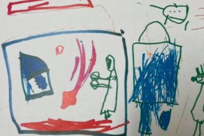 Niña pide auxilio con un dibujo semanas antes de ser asesinada por sus padres