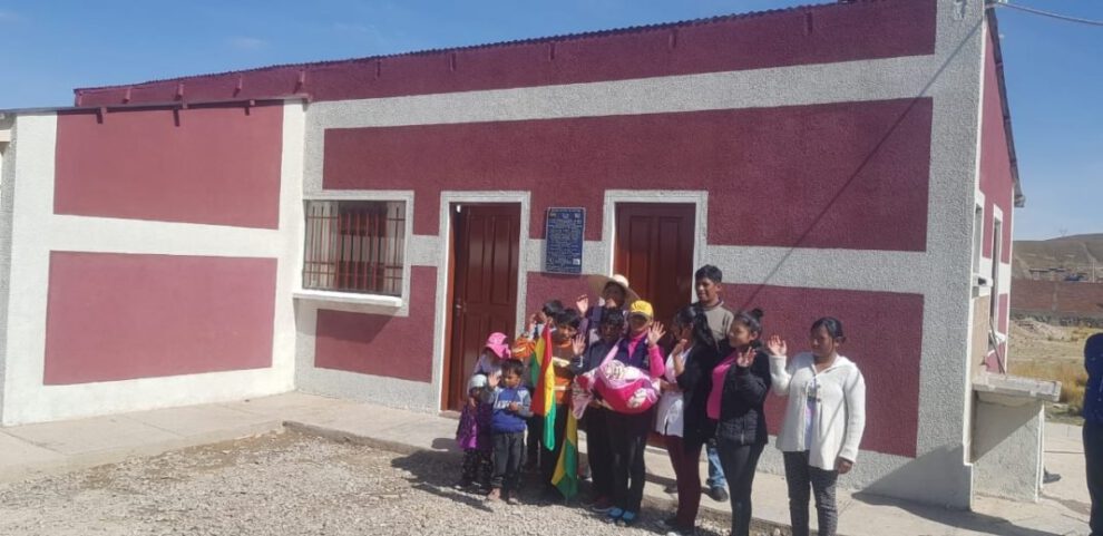 Entrega de casa en Oruro por el Presidente Evo Morales