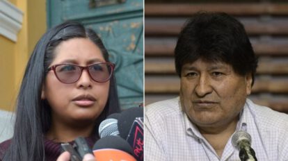 Evo Morales y Eva Copa en el contexto de las Elecciones Subnacionales