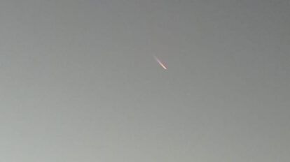 Objeto luminoso en el cielo orureño