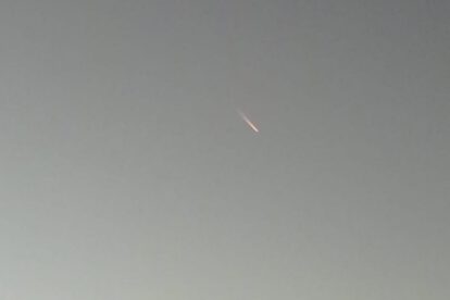Objeto luminoso en el cielo orureño