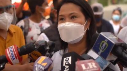 Keiko Fujimori responde a Evo Morales sobre elecciones en Perú