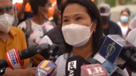 Keiko Fujimori responde a Evo Morales sobre elecciones en Perú