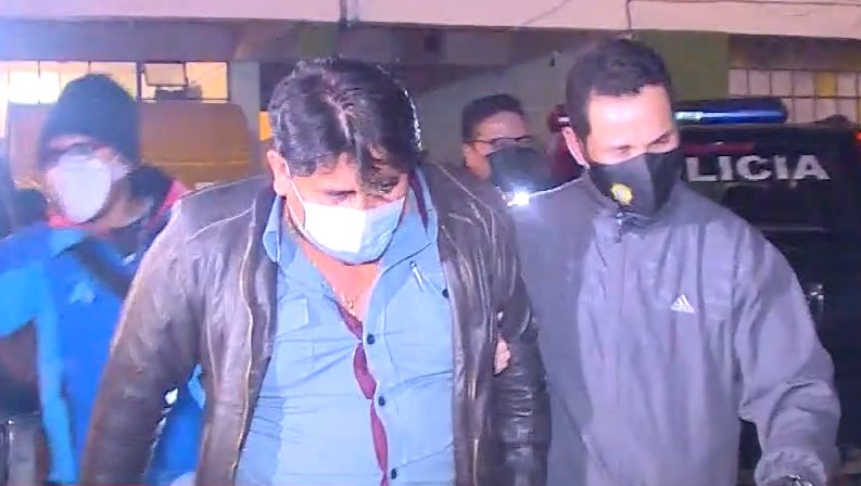 Aprehensión por extorsión en el Viceministerio de Transporte