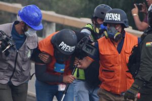Agresiones a periodistas tras conflictos de octubre de 2019