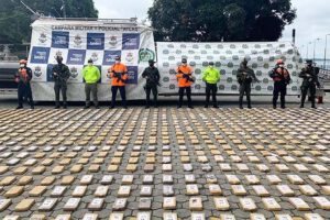 Incautación de cocaína en Colombia