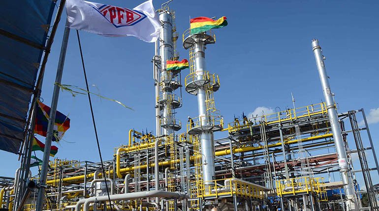 Renta petrolera YPFB proyecta más de 1.900 millones de dólares